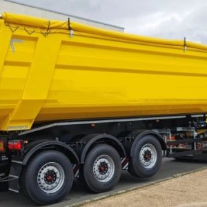 foto malo uzywana 37m3 dumper naczepa wywrotka wana Schwarzmueller KIS 3/E